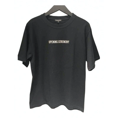 Pre-owned Opening Ceremony Black Cotton T-shirt