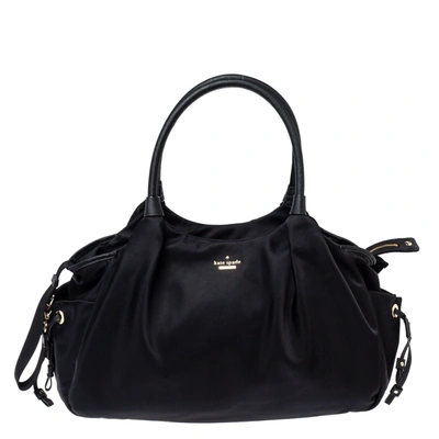 Pre-owned Kate Spade Black Nylon Stevie Diaper Bag