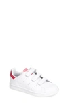 Adidas Originals Kids' Stan Smith Faux Leather Sneakers In White