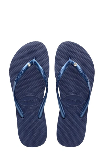 HAVAIANAS HAVAIANAS SLIM CRYSTAL FLIP FLOP,4145651