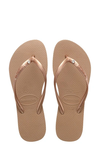 HAVAIANAS HAVAIANAS SLIM CRYSTAL FLIP FLOP,4145651