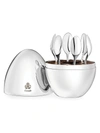 CHRISTOFLE MOOD COLLECTION SILVERPLATED SIX-PIECE ESPRESSO SPOON SET,400099886135