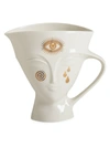 Jonathan Adler Gilded Giuliette Pitcher In White