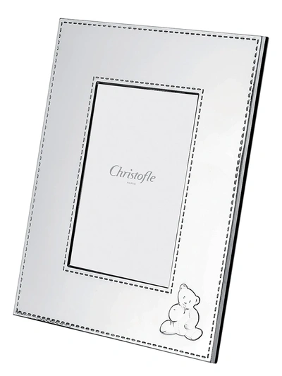 Christofle Charlie Bear Picture Frame In Silver