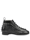 GUCCI STUD-DETAIL ANKLE BOOTS
