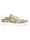 TORY BURCH WOMEN'S T MONOGRAM HOWELL FLORAL-EMBROIDERED SNEAKERS,400013522902