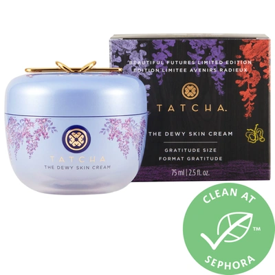 Tatcha The Dewy Skin Cream Plumping & Hydrating Moisturizer 2.5 oz / 75 ml