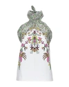 Givenchy Floral-print Halterneck Top In White