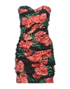 Dolce & Gabbana Short Dresses In Black