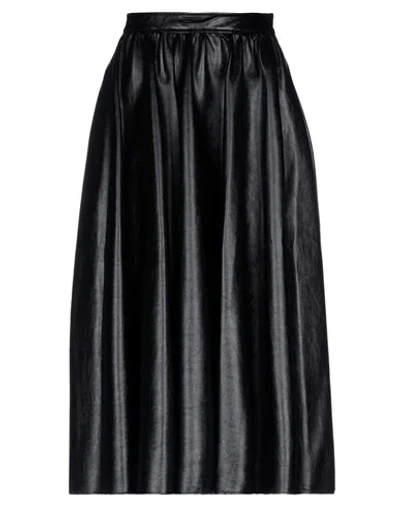 Maison Margiela Midi Skirts In Black