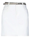 STELLA MCCARTNEY STELLA MCCARTNEY WOMAN DENIM SKIRT WHITE SIZE 2-4 COTTON, POLYESTER, ELASTANE,42827053TM 4