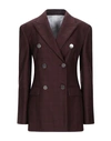 CALVIN KLEIN 205W39NYC CALVIN KLEIN 205W39NYC WOMAN BLAZER BURGUNDY SIZE 6 WOOL, SILK,49619749OR 3