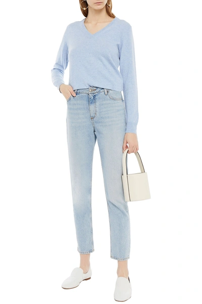 N•peal Cashmere Jumper In Light Blue
