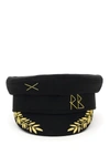 RUSLAN BAGINSKIY BAKER BOY HAT RB WARCORE,KPC033 W MIL BLACK