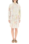 SEE BY CHLOÉ SPRING FRUITS PRINT MINI DRESS,CHS21SRO22035 1ZB