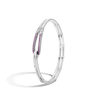 John Hardy Bamboo Bangle In Pink Sapphire ModeSens
