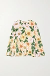 Dolce & Gabbana Floral Shirt In Yellow
