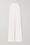 DOLCE & GABBANA WOOL-BLEND WIDE-LEG PANTS