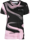 Off-white Liquid Short-sleeve T-shirt In Black