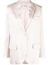 Off-white Tomboy Single-breasted Blazer In Pink