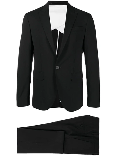 Dsquared2 Los Angeles Single-breasted Two-piece Suit In Black