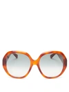 Gucci Oversized Round Tortoiseshell-acetate Sunglasses In Brown