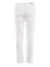 Dondup Low Rise Cropped Skinny Jeans In White