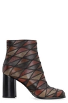 MIU MIU LEATHER ANKLE BOOTS,5T271D3lcp F0049