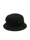 HERON PRESTON BUCKET HAT,HMLB005R21FAB001 1000 BLACK