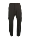 Dsquared2 Worsted Wool Cigarette Trousers In Black In Black