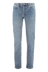 Apc Mid-rise Straight-leg Jeans In Denim