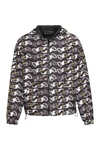 Versace Hooded Sunglasses-print Jacket In Black