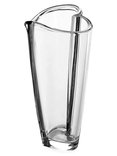 Orrefors Heart Large Glass Vase In Clear