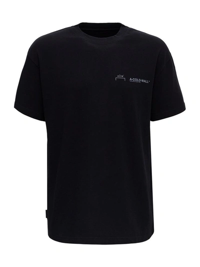 A-cold-wall* Logo Label Tee In Black