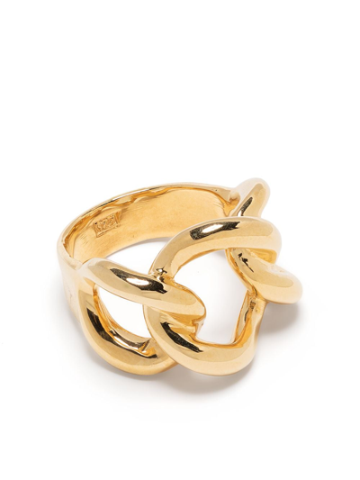 Isabel Lennse Chainlink Polished-finish Ring In Gold