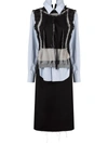 Maison Margiela Multi-panel Design Dress In Black