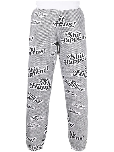 Chinatown Market Motif-print Track Trousers In White