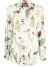 BOUTIQUE MOSCHINO FLORAL PRINT LONG SLEEVE SHIRT
