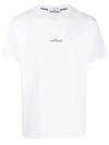 Stone Island Logo-print Cotton T-shirt In White