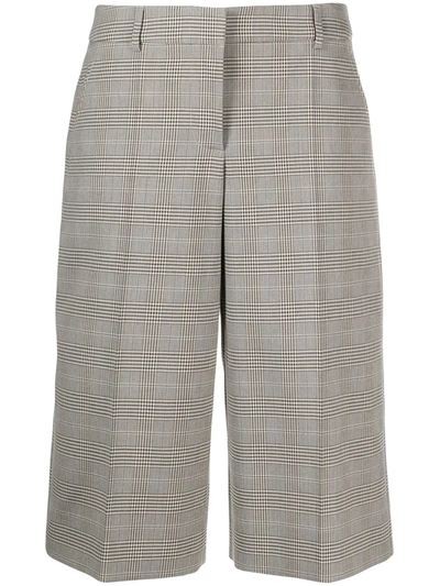Boutique Moschino Prince Of Wales Check Bermuda Shorts In Grey