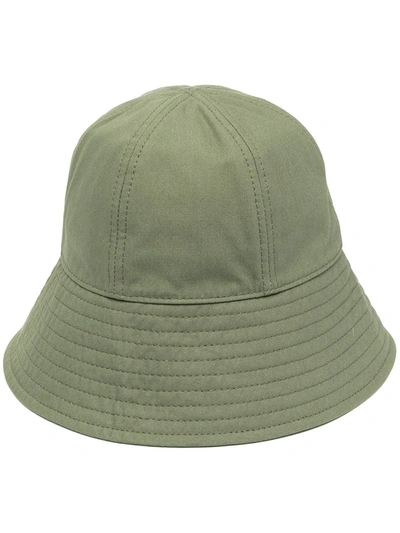 Jil Sander Classic Bucket Hat In Green