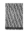 FENDI FF LOGO MODAL AND CASHMERE SCARF,11691274