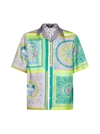 VERSACE BAROCCO PRINT SILK SHIRT,11691189