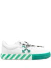 OFF-WHITE VULCANIZED LOW-TOP SNEAKERS