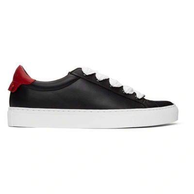 Givenchy Urban Street Black Leather Sneakers