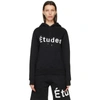 ETUDES STUDIO BLACK KLEIN LOGO HOODIE