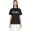 ETUDES STUDIO ETUDES 黑色 WONDER “ETUDES” T 恤