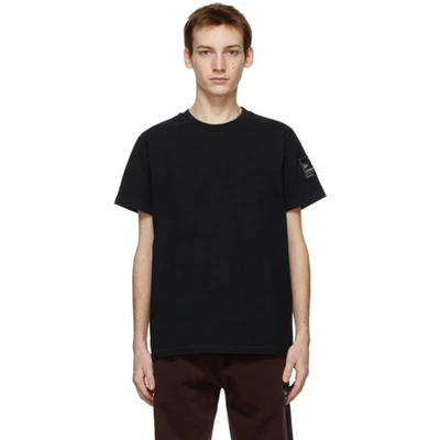 Helmut Lang Logo Patch Cotton T-shirt In Black