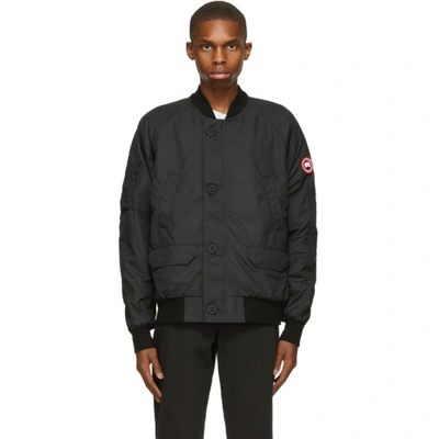 Canada Goose Faber Dura-force Light Bomber Jacket In Black