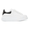 ALEXANDER MCQUEEN SSENSE EXCLUSIVE WHITE HOLOGRAPHIC TAB OVERSIZED SNEAKERS